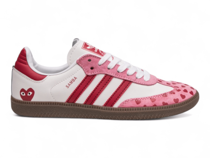 Adidas Samba x Comme des Garçons Play White/Pink sneakers