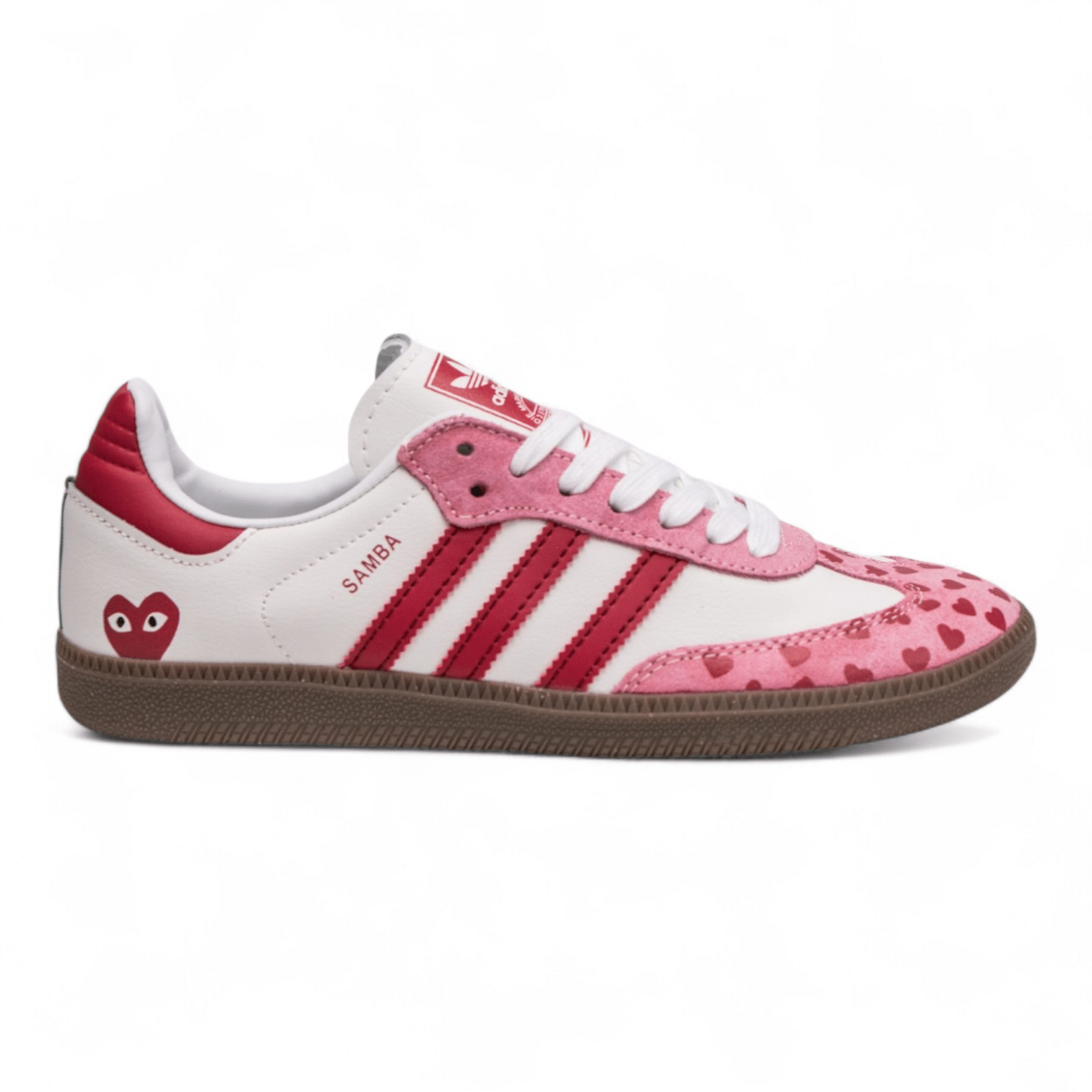 Adidas Samba x Comme des Garçons Play White/Pink sneakers Adidas Samba x Comme des Garçons Play White/Pink sneakers