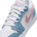 Air Jordan 1 Low Denim – White / Blue / Pink
