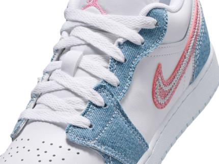 Air Jordan 1 Low Denim – White / Blue / Pink