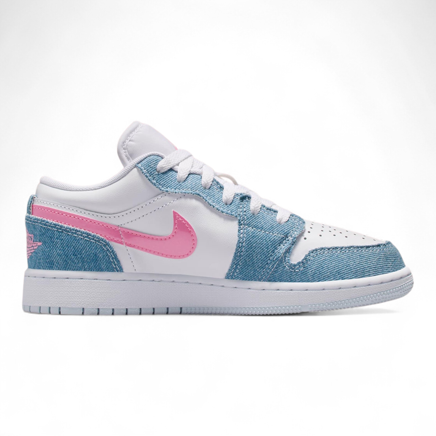 Air Jordan 1 Low Denim – White / Blue / Pink Air Jordan 1 Low Denim – White / Blue / Pink