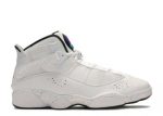 Air Jordan 6 Rings "Paint Splatter" White Black Canyon Gold sneakers
