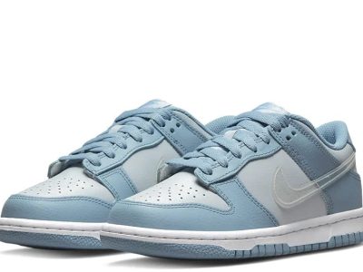 Nike Dunk Low Clear Blue Swoosh