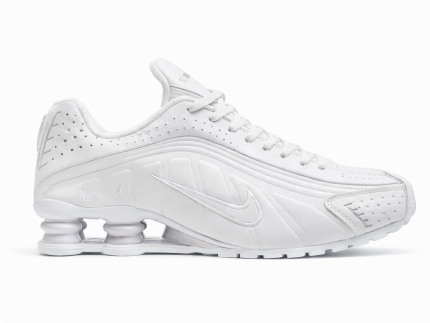 Nike Shox R4 Triple White sneakers