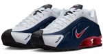Nike Shox R4 White / Navy / Red