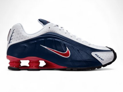 Nike Shox R4 White / Navy / Red