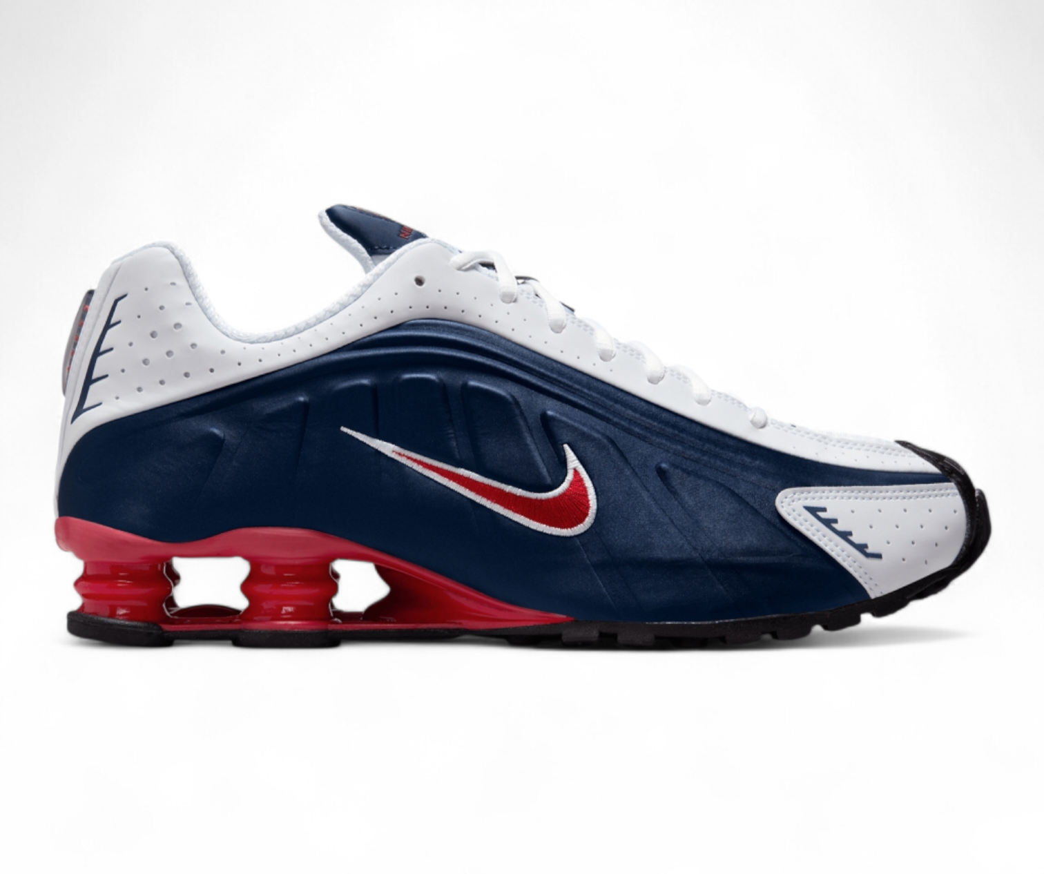 Nike Shox R4 White / Navy / Red Nike Shox R4 White / Navy / Red